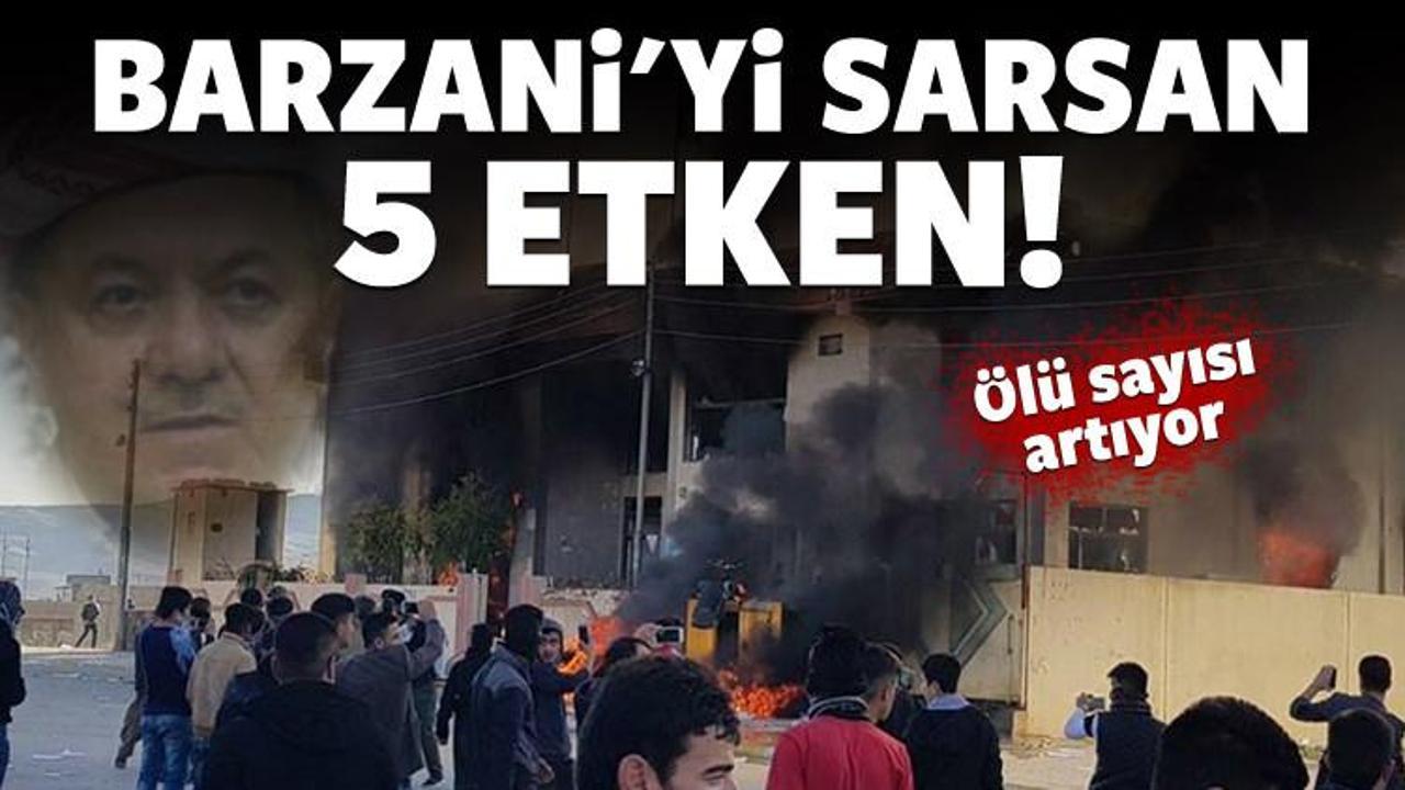 Barzani'yi sarsan 5 etken!