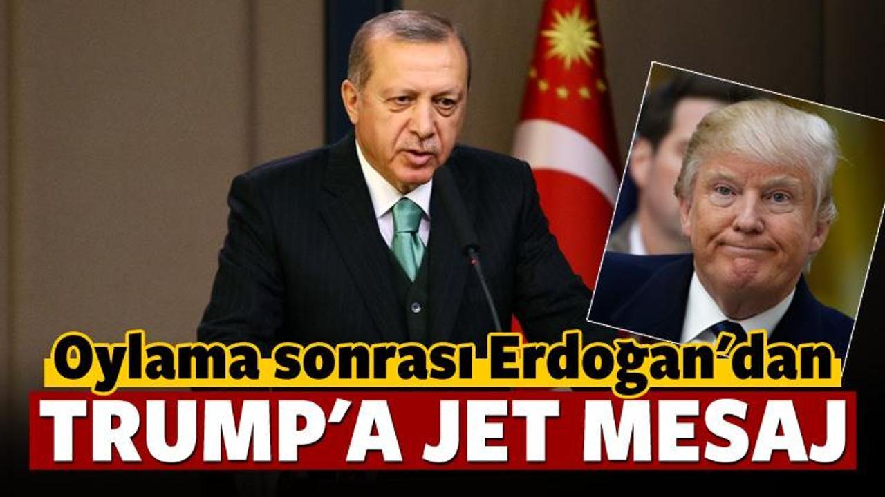 Cumhurbaşkanı Erdoğan'dan oylama sonrası ilk mesaj