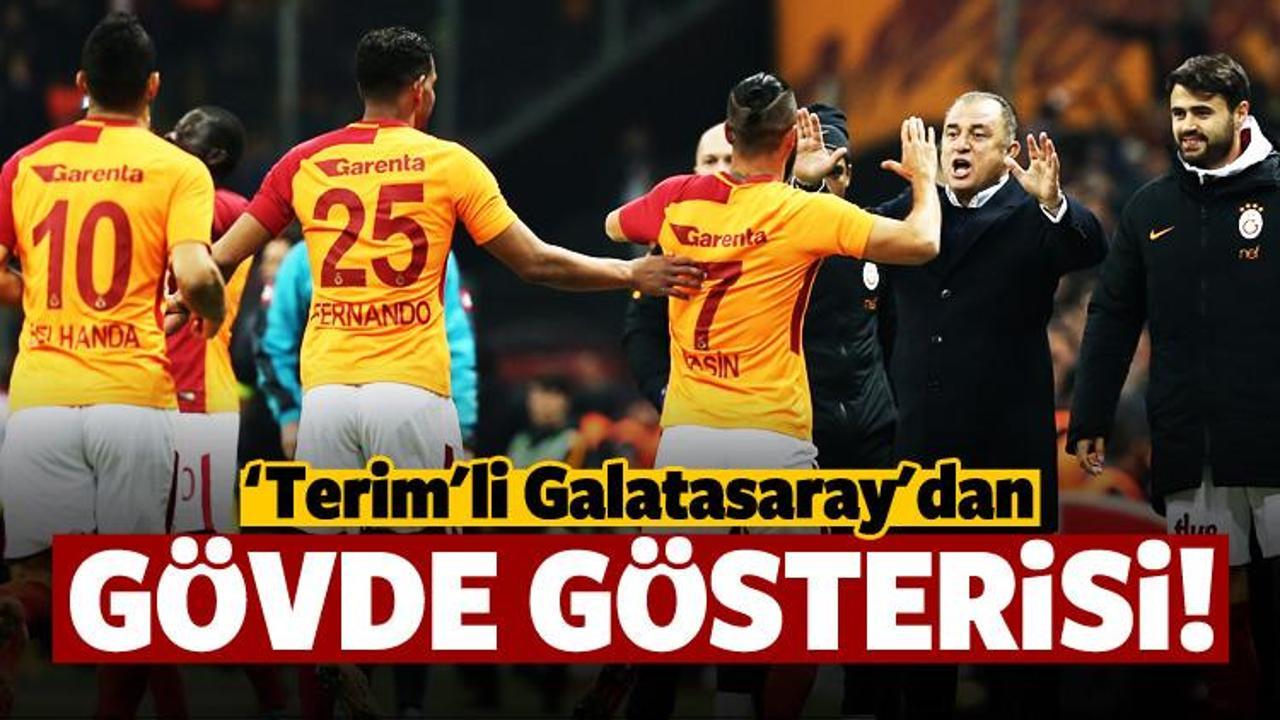 'Terim'li Galatasaray'dan gövde gösterisi!