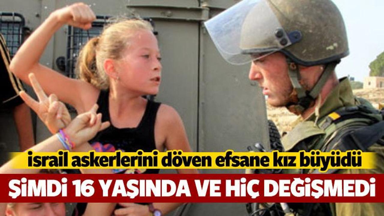İsrail askerlerine tekme atan kız g&ouml;zaltında