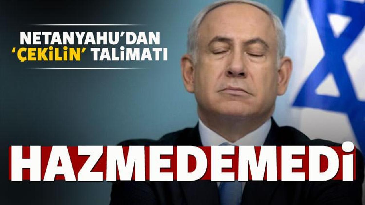 Netanyahu'dan BM temsilcisine talimat