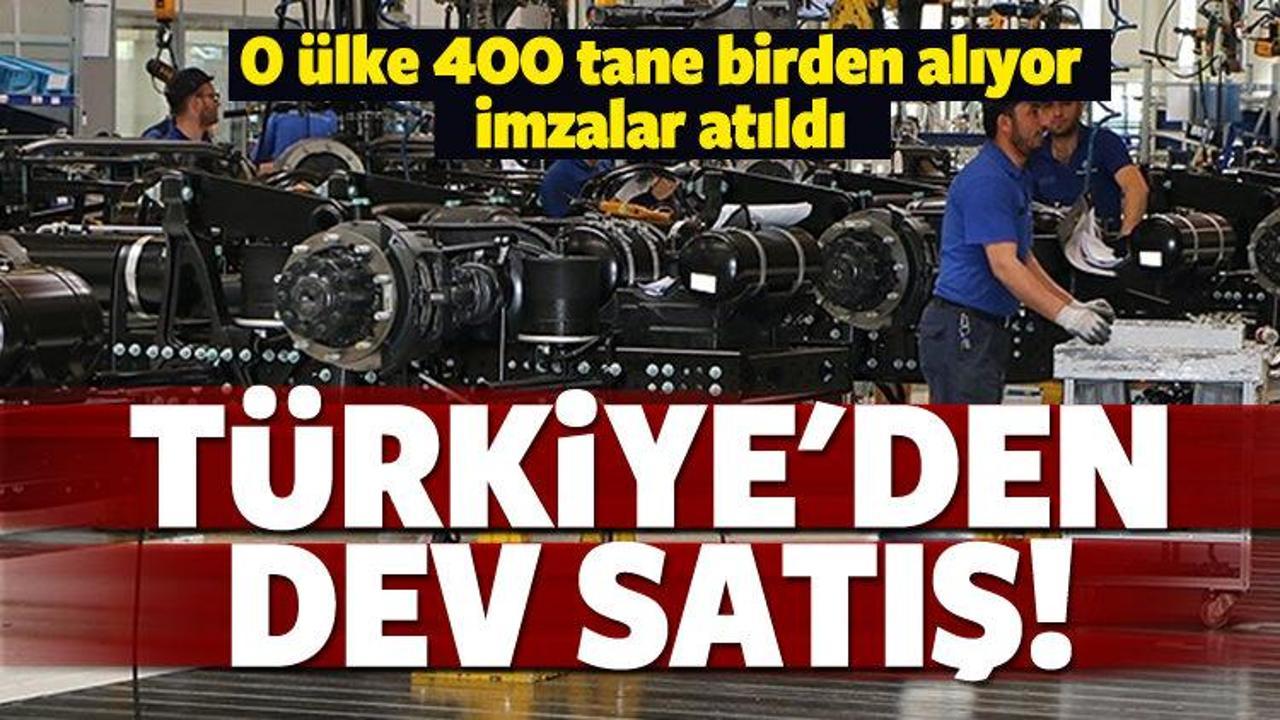 T&uuml;rkiye'den dev satış! İmzalar atıldı