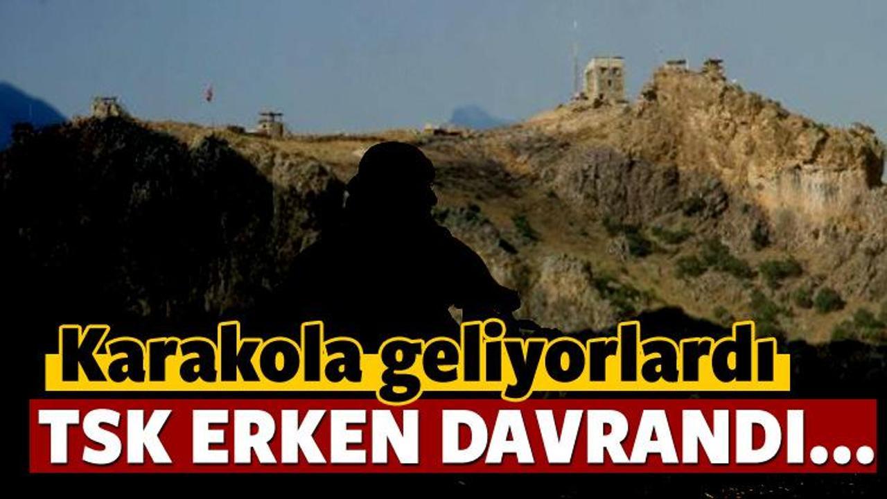 Karakol baskınına gelen PKK'lılara TSK sürprizi!