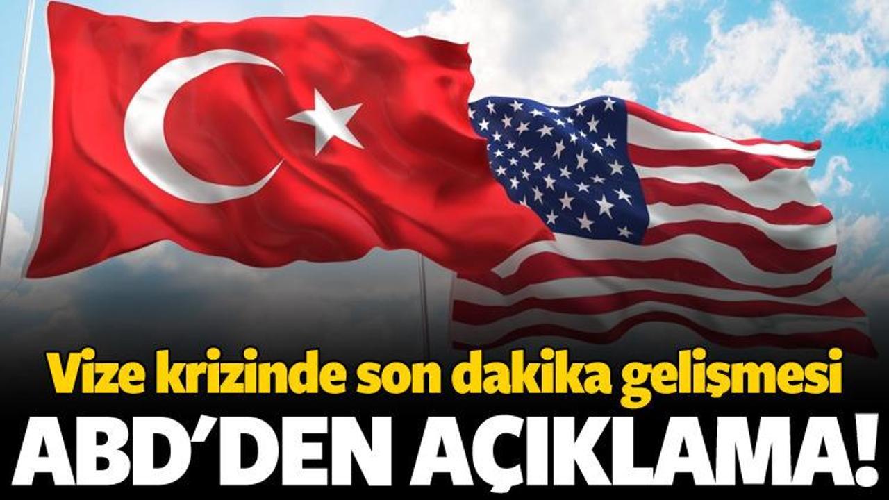 Vize krizinde son dakika gelişmesi! 