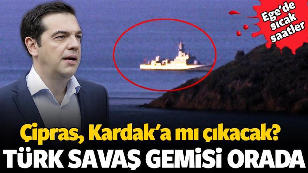 Çipras Kardak'a mı çıkacak? Türk gemisi orada