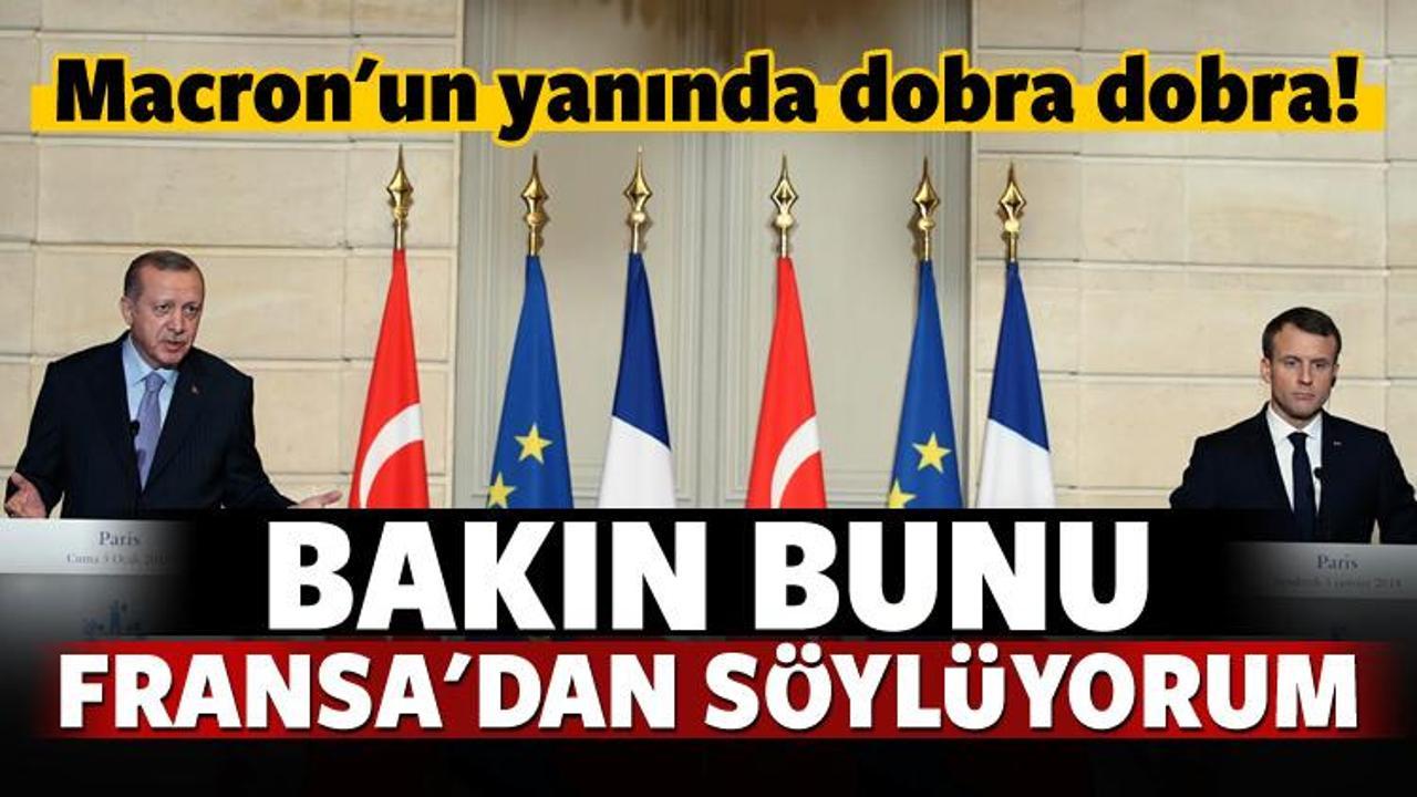 Erdoğan Avrupa'ya Paris'ten mesaj verdi!