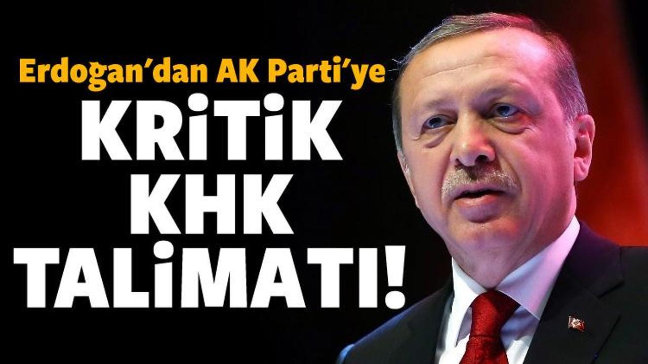 Erdoğan'ın KHK talimatı: Millete iyi anlatın