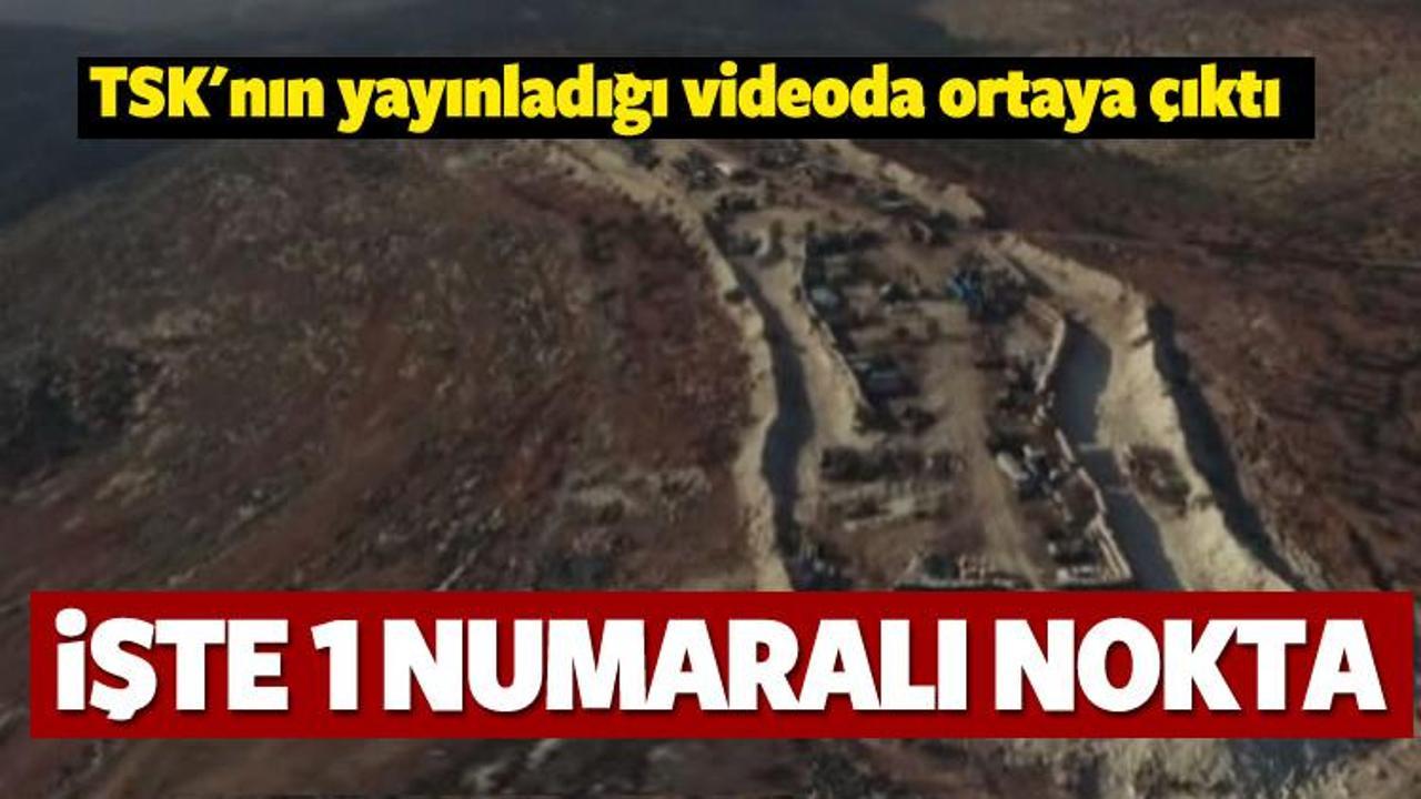 TSK'nın yayınladığı videodaki idlib detayı