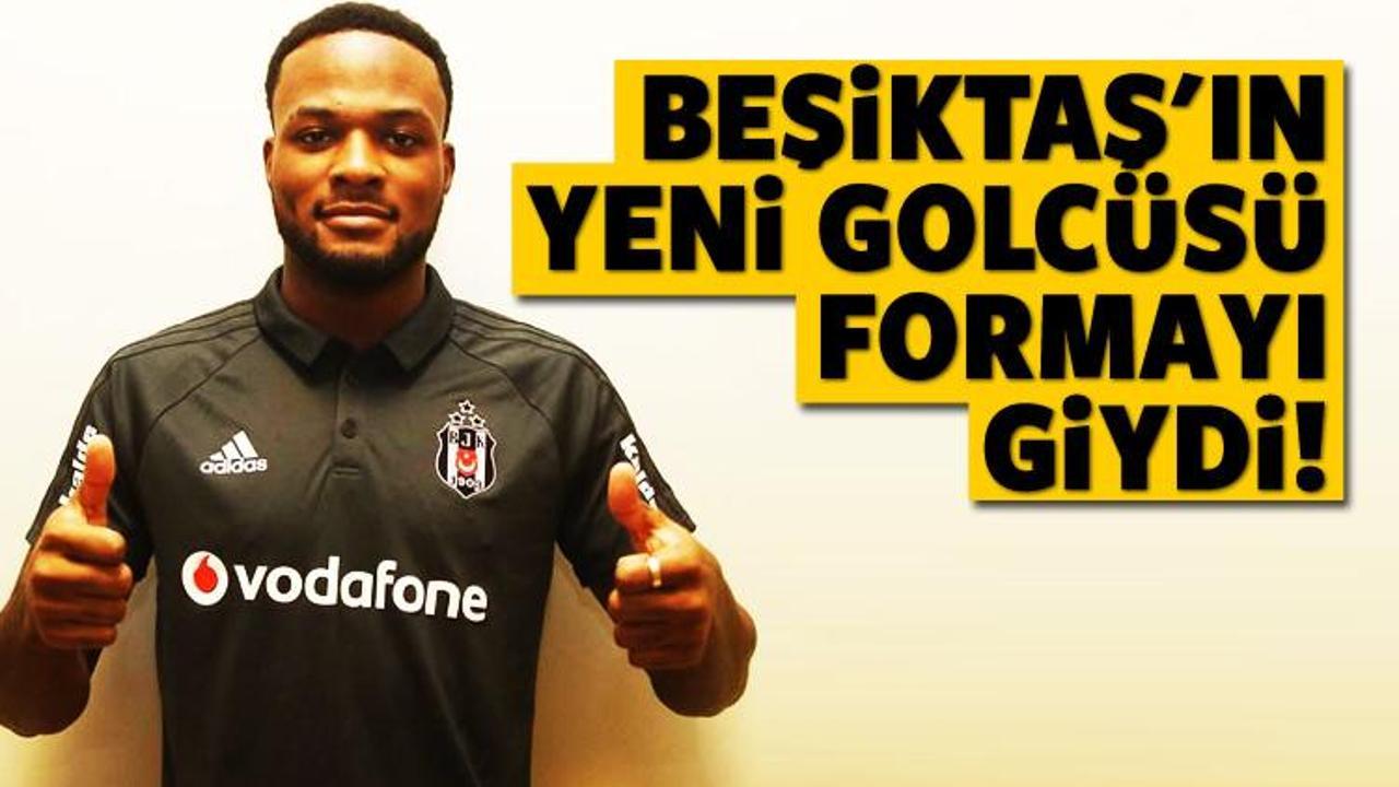 Beşiktaş'ın yeni golcüsü formayı giydi!