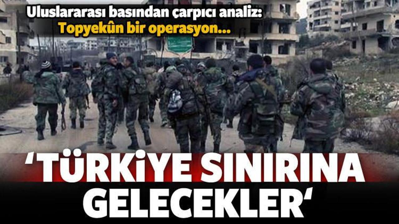 Çarpıcı analiz: Türkiye sınırına gelecekler!
