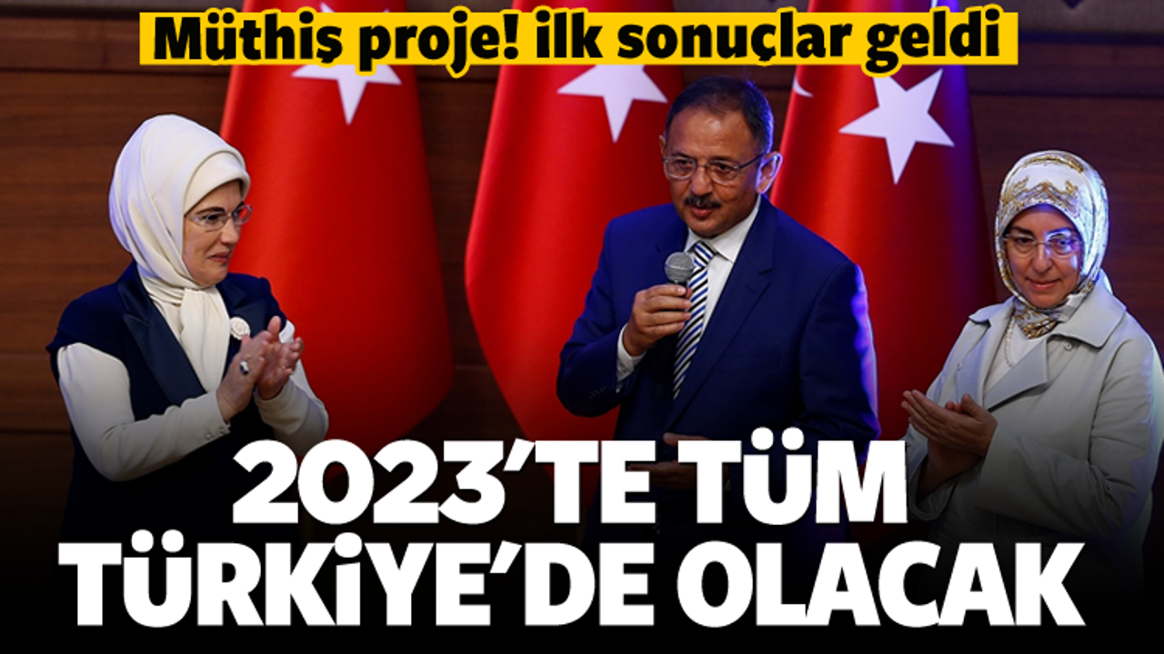 Müthiş proje! 2023'te tüm Türkiye'de olacak