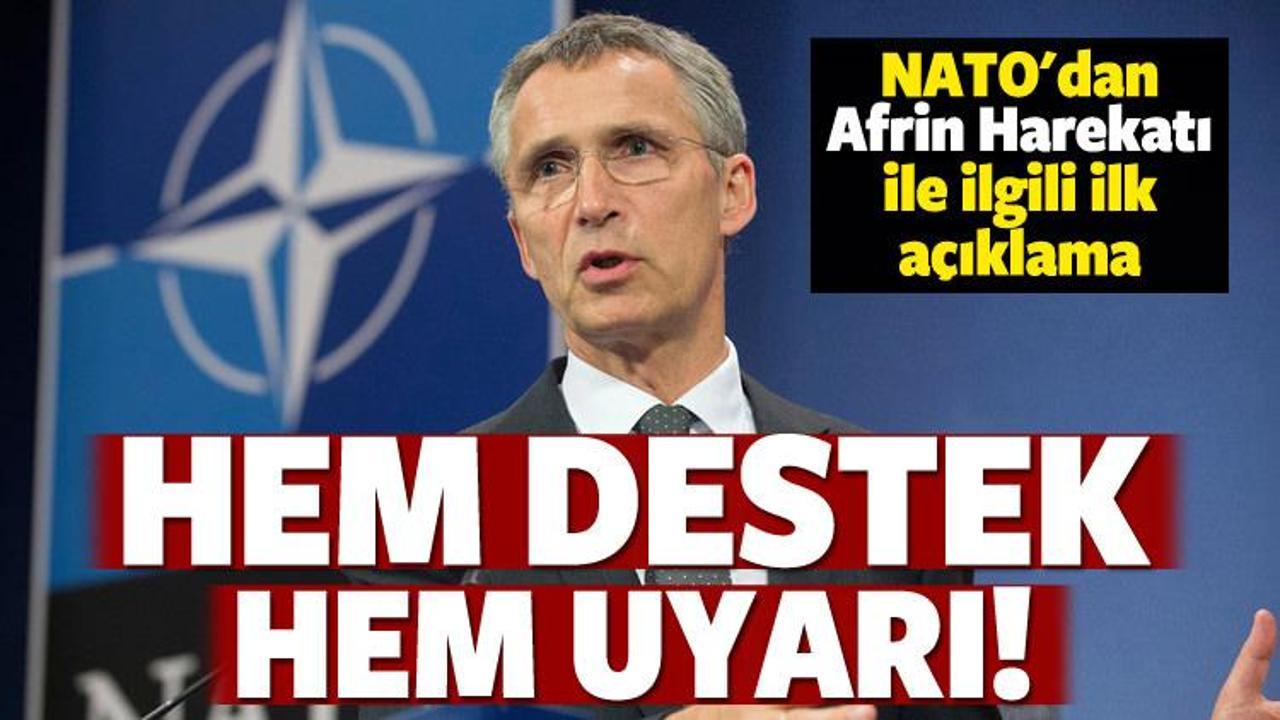 NATO’dan Afrin Harekatı ile ilgili ilk açıklama