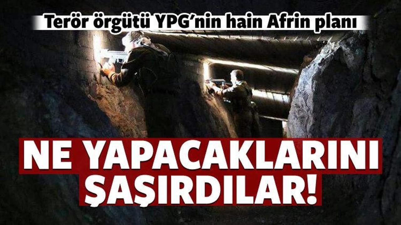 Terör örgütü YPG'nin hain Afrin planı!
