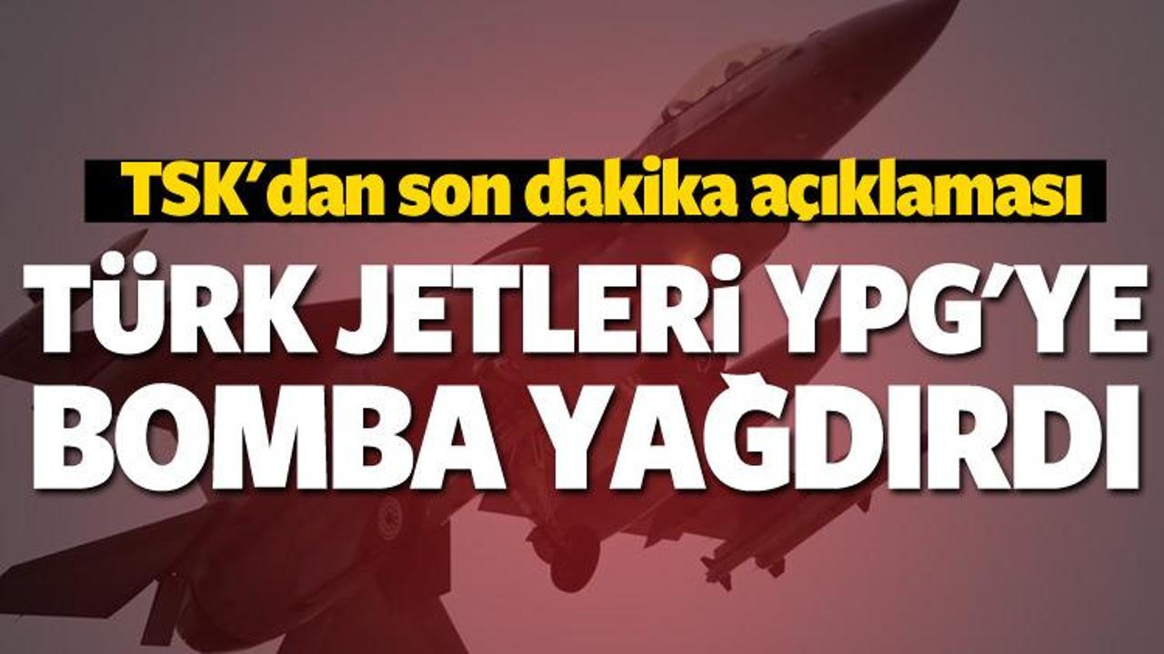 TSK açıkladı: YPG'ye bir bombardıman daha!