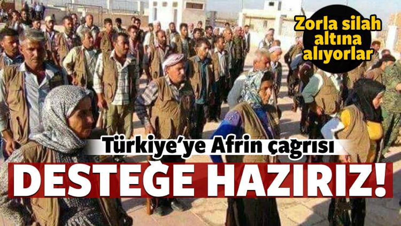 Türkiye'ye Afrin çağrısı: Destek vermeye hazırız!
