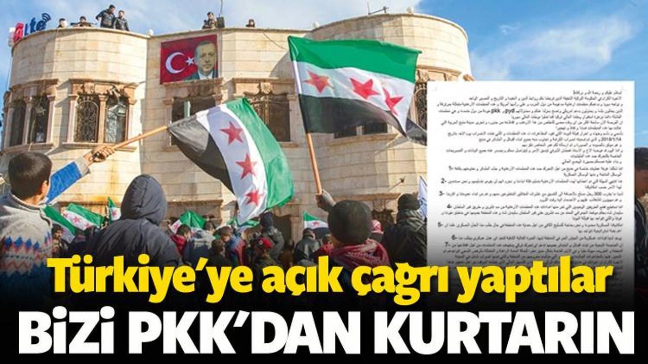 Türkiye'ye çağrı: Bizi PKK'dan kurtarın