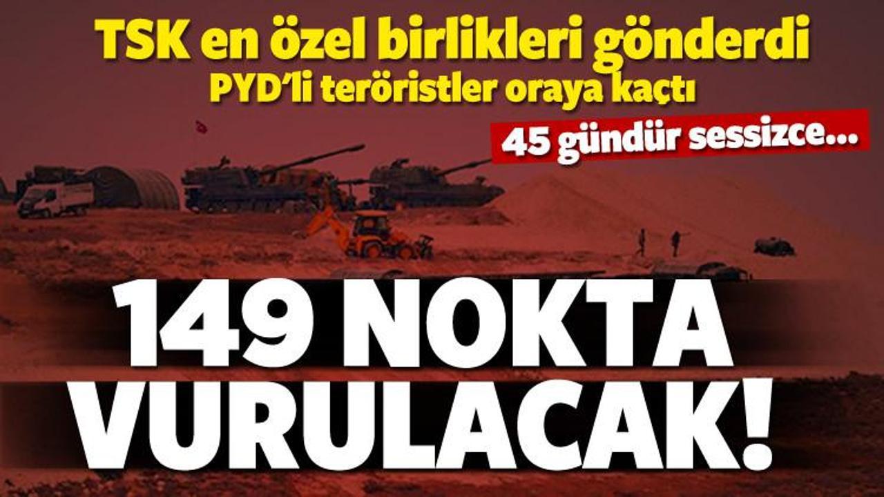  YPG tam 45 gündür izleniyor! 149 nokta belirlendi