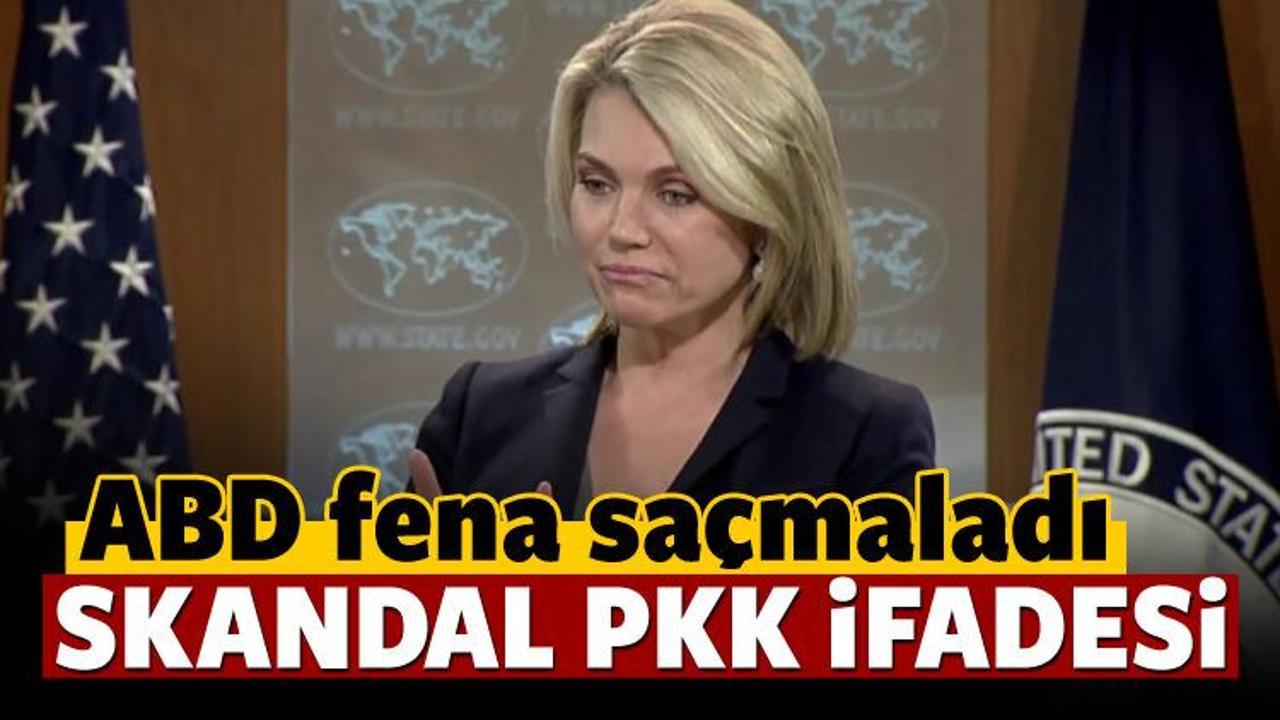 ABD Dışişleri'nden skandal PKK açıklaması!