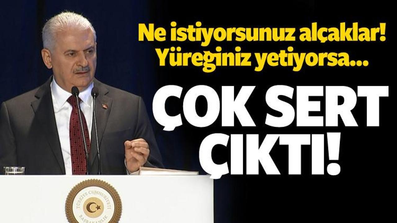 Başbakan meydan okudu: Yüreğiniz yetiyorsa...
