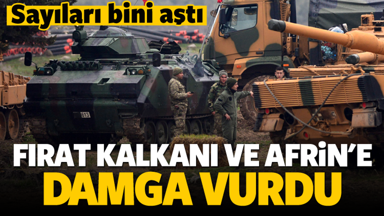 Operasyonlara damga vurdu! Sayıları bini aştı