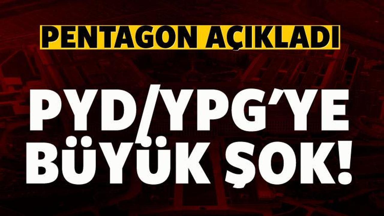 PYD/YPG'ye büyük şok! Pentagon duyurdu!