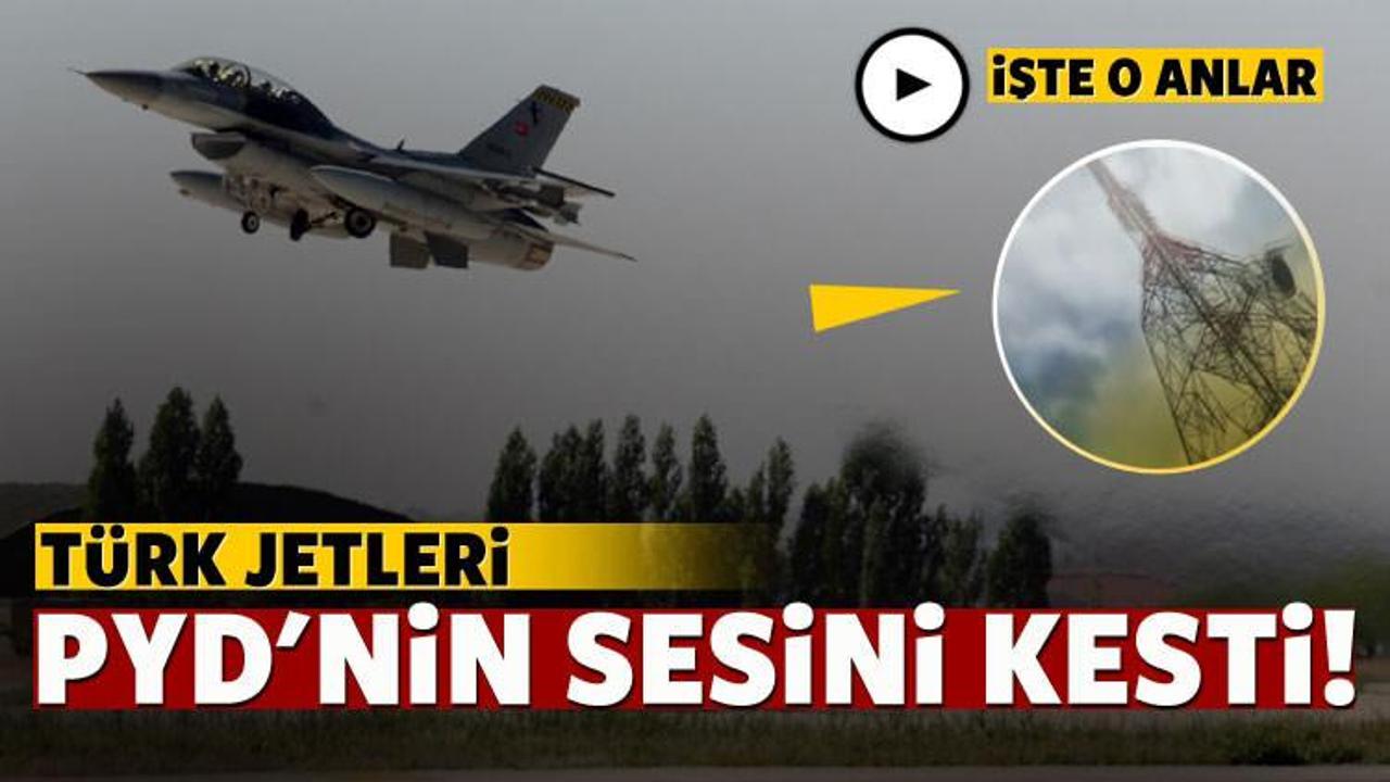 Türk jetleri, PYD'nin sesini böyle kesti!