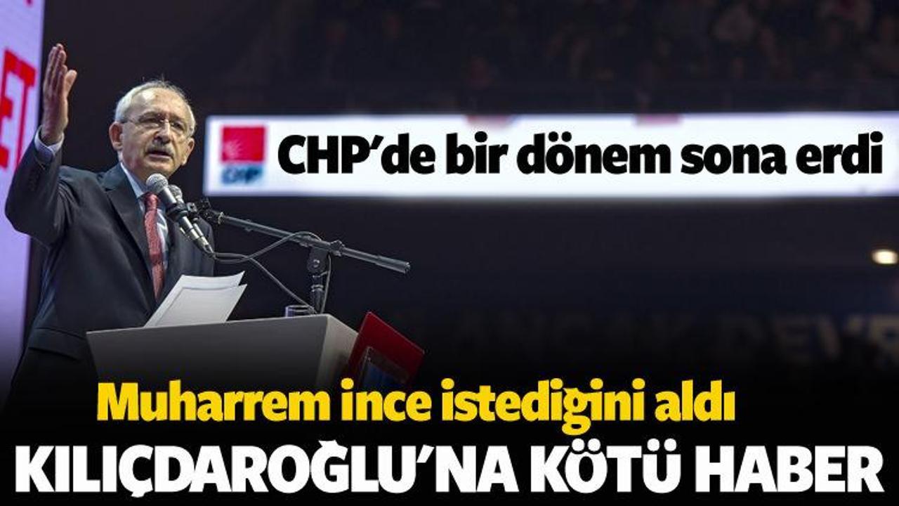 CHP kurultayında Kılıçdaroğlu'na kötü haber