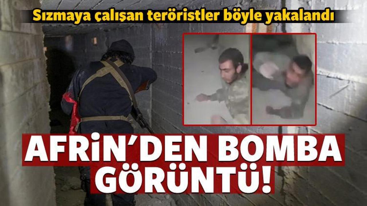 PYD/PKK'lı teröristi yakalama anı!