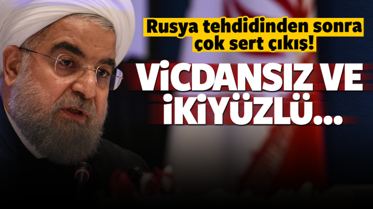 Ruhani: ABD, 'vicdansız ikiyüzlülük' sergiliyor