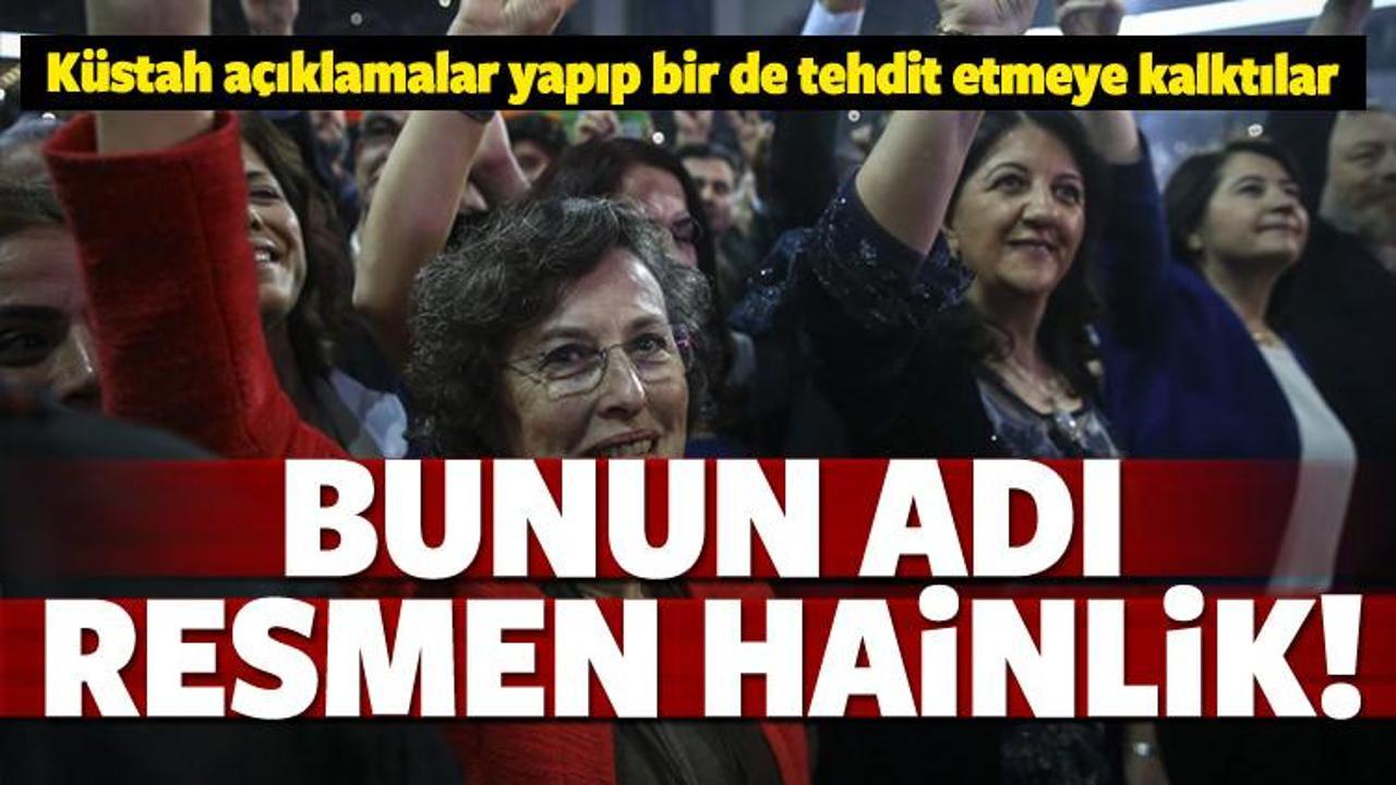 HDP'den 'ihanet' mesajı!