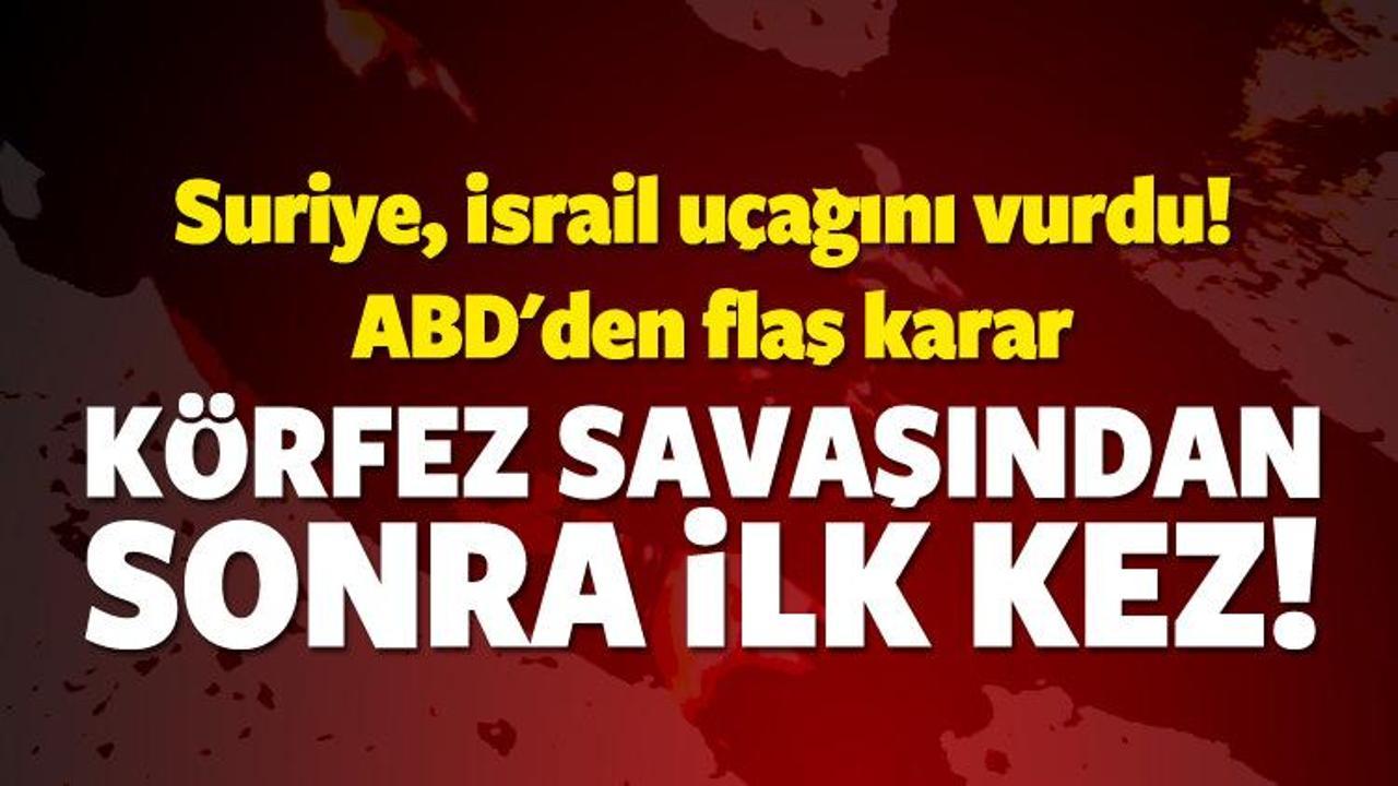 İsrail u&ccedil;ağı d&uuml;şt&uuml;! ABD'den son dakika kararı
