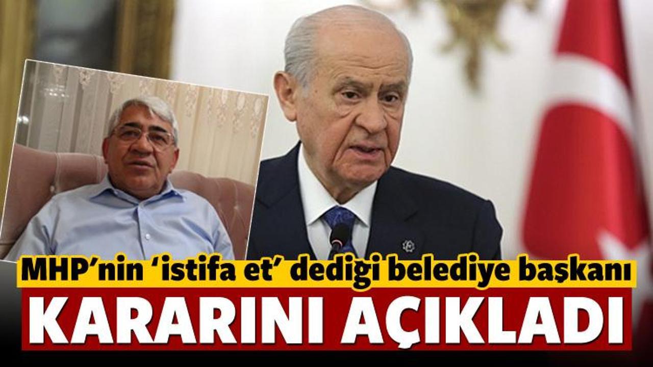 MHP bir belediye başkanının istifasını istedi