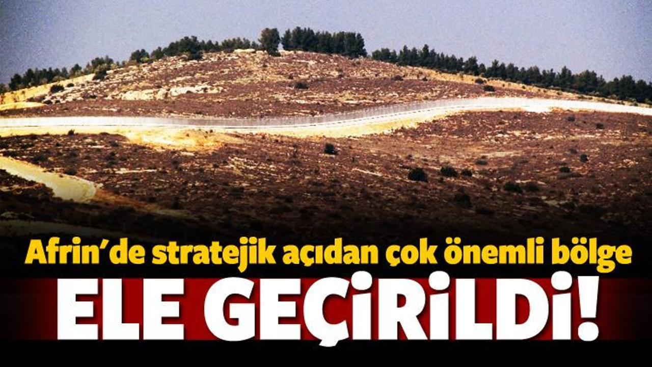 ÖSO, çok önemli bölgeyi ele geçirdi!