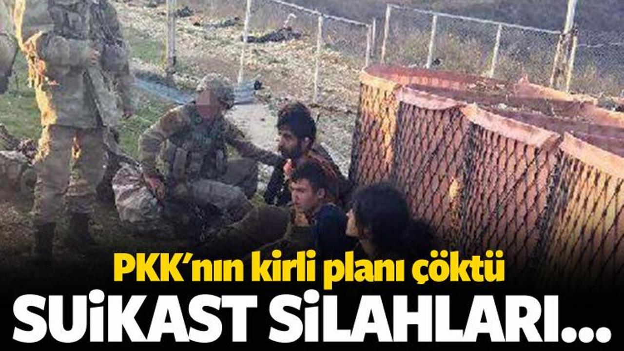 PKK'nın suikast silahları ele geçirildi