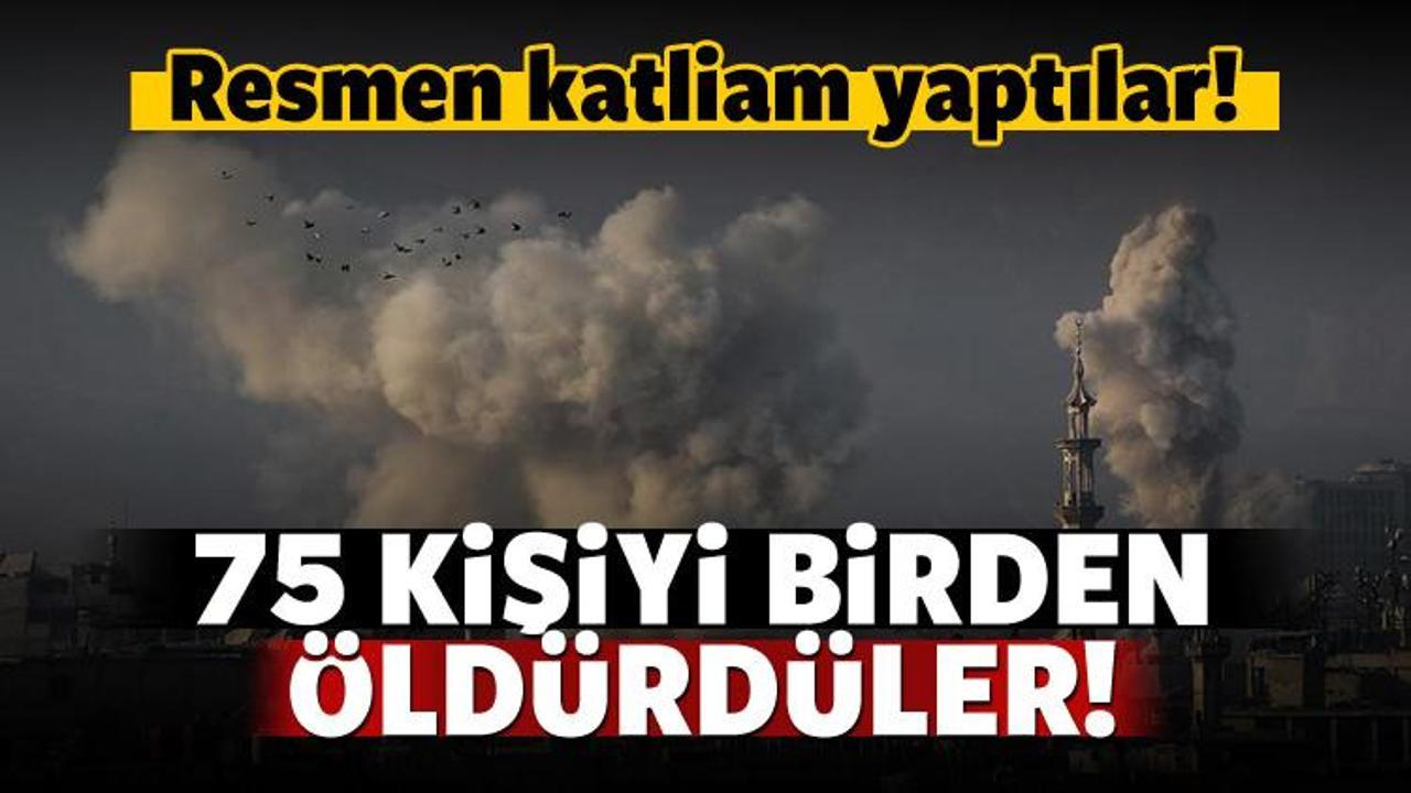 Resmen katliam yaptılar: 75 &ouml;l&uuml;!