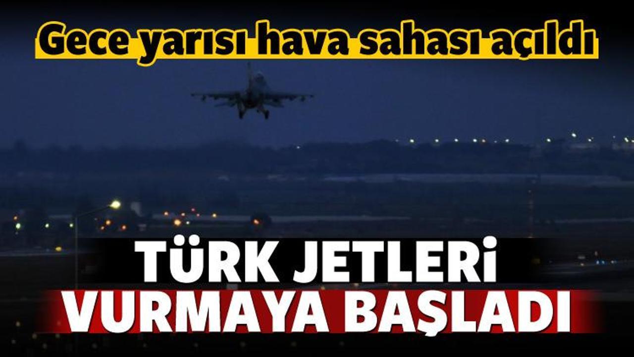 Türk jetleri yeniden vurmaya başladı!