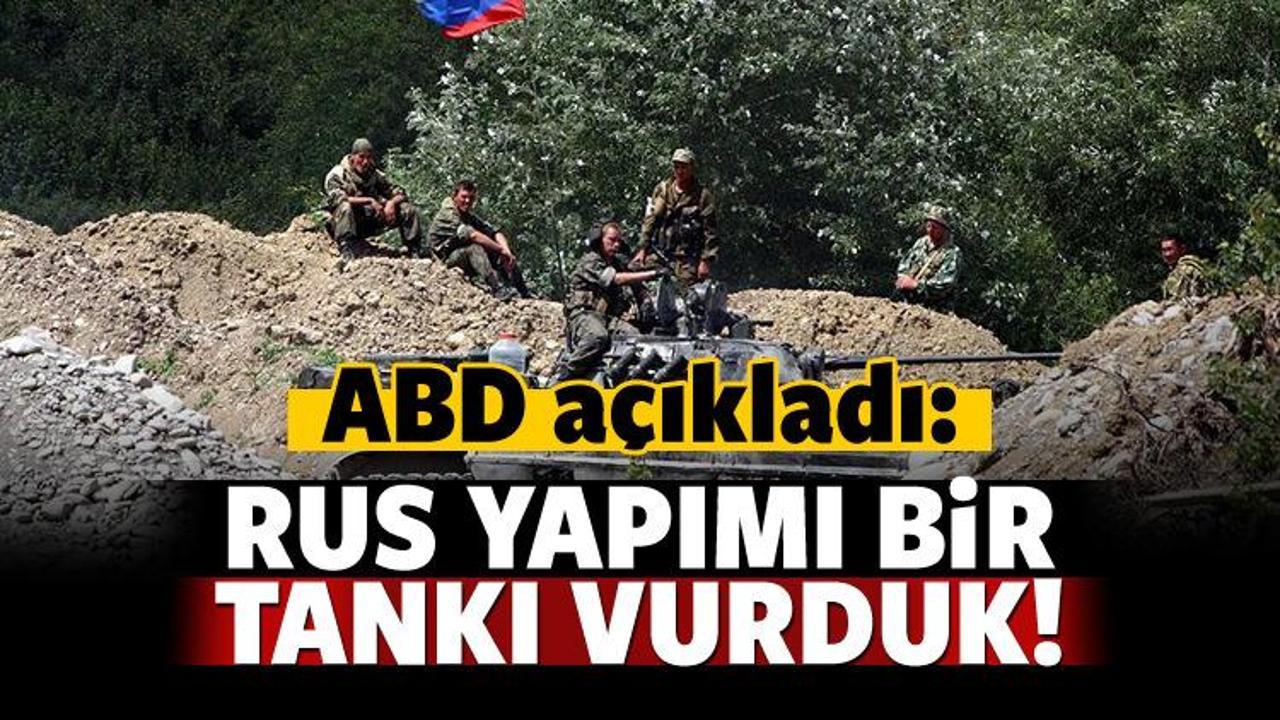 ABD, Deyrizor'da Rus yapımı bir tankı vurdu