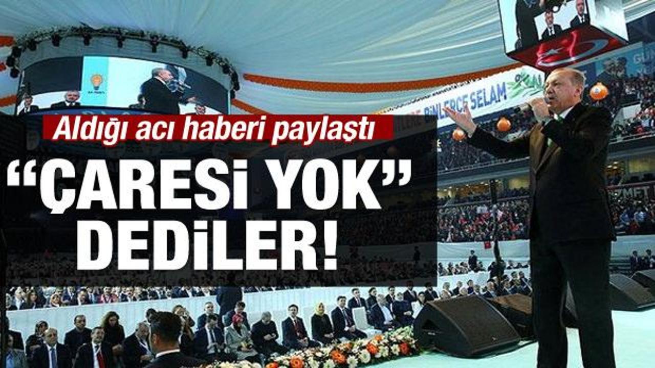 Aldığı acı haberi paylaştı: &Ccedil;aresi yok dediler!