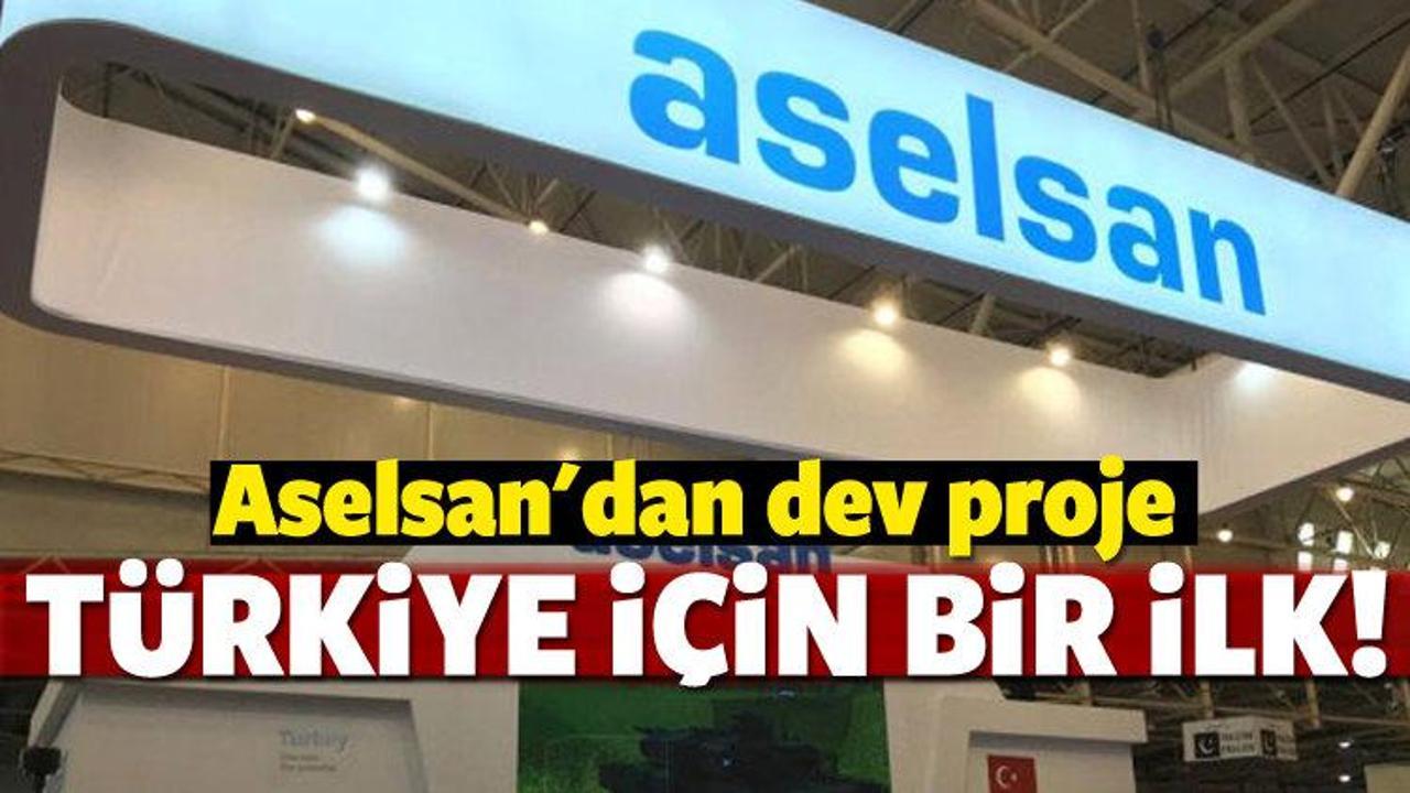 Türkiye için bir ilk! Aselsan'dan dev proje