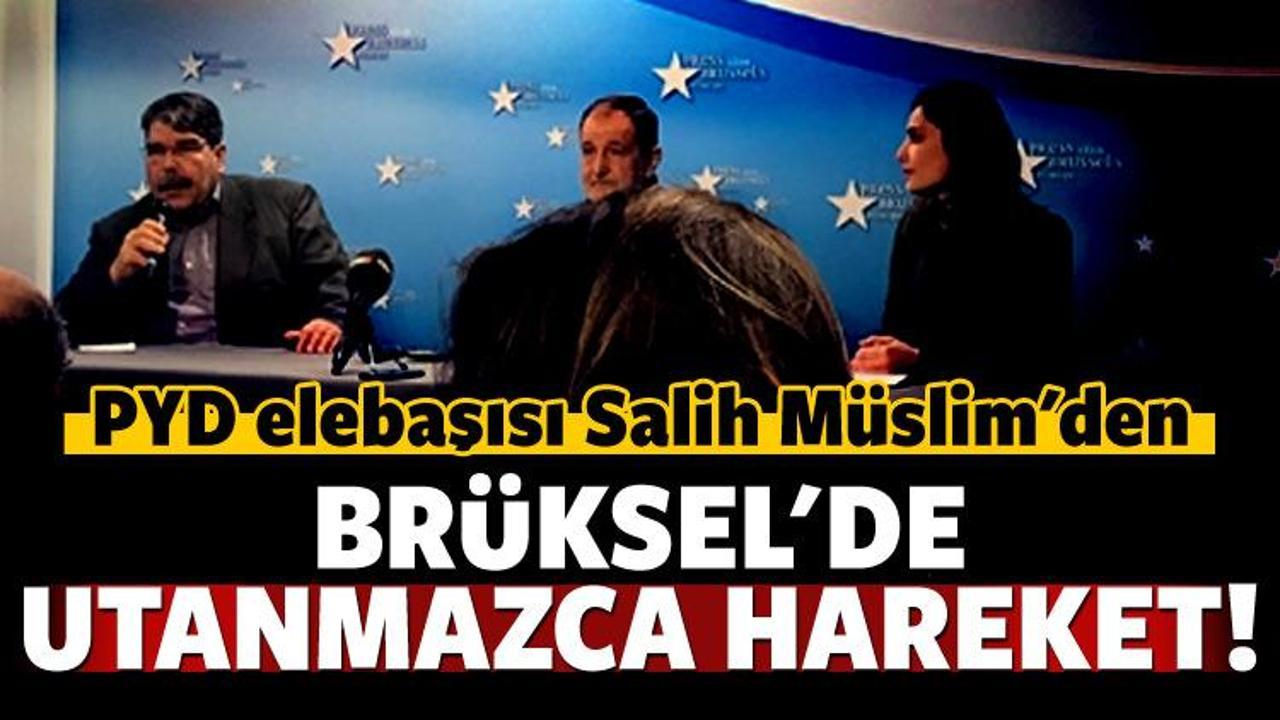 Brüksel'de Salih Müslim'den utanmazca hareket!