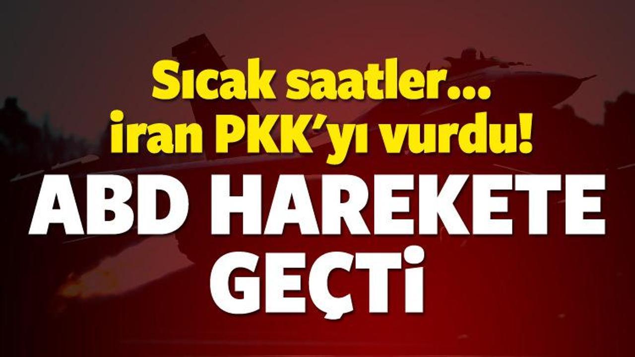 İran PKK'yı vurunca ABD harekete geçti!