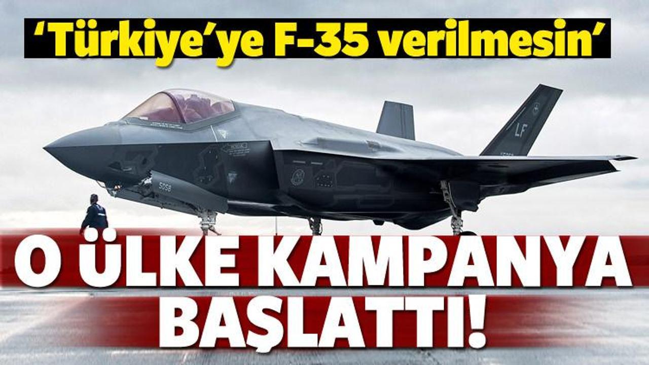 Kampanya başlattılar! 'Türkiye'ye F-35 verilmesin'