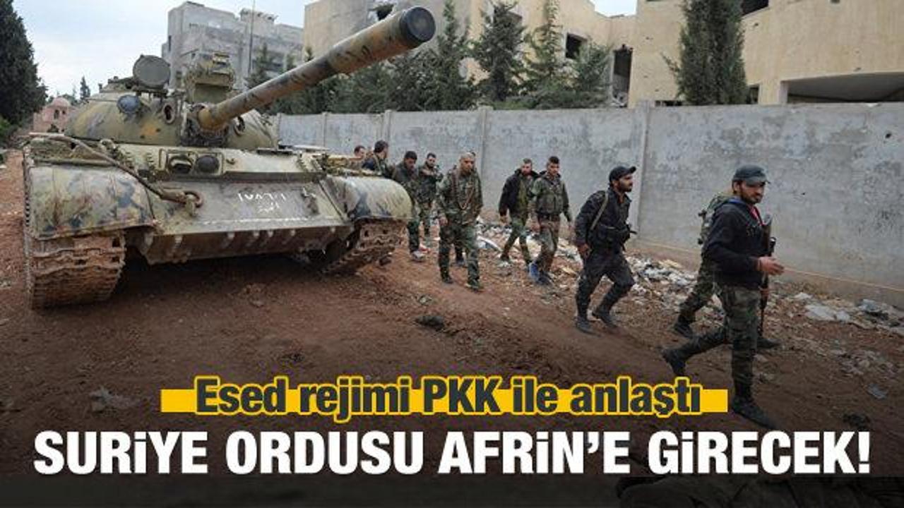 Rus ajansı: Suriye ordusu Afrin’e girecek
