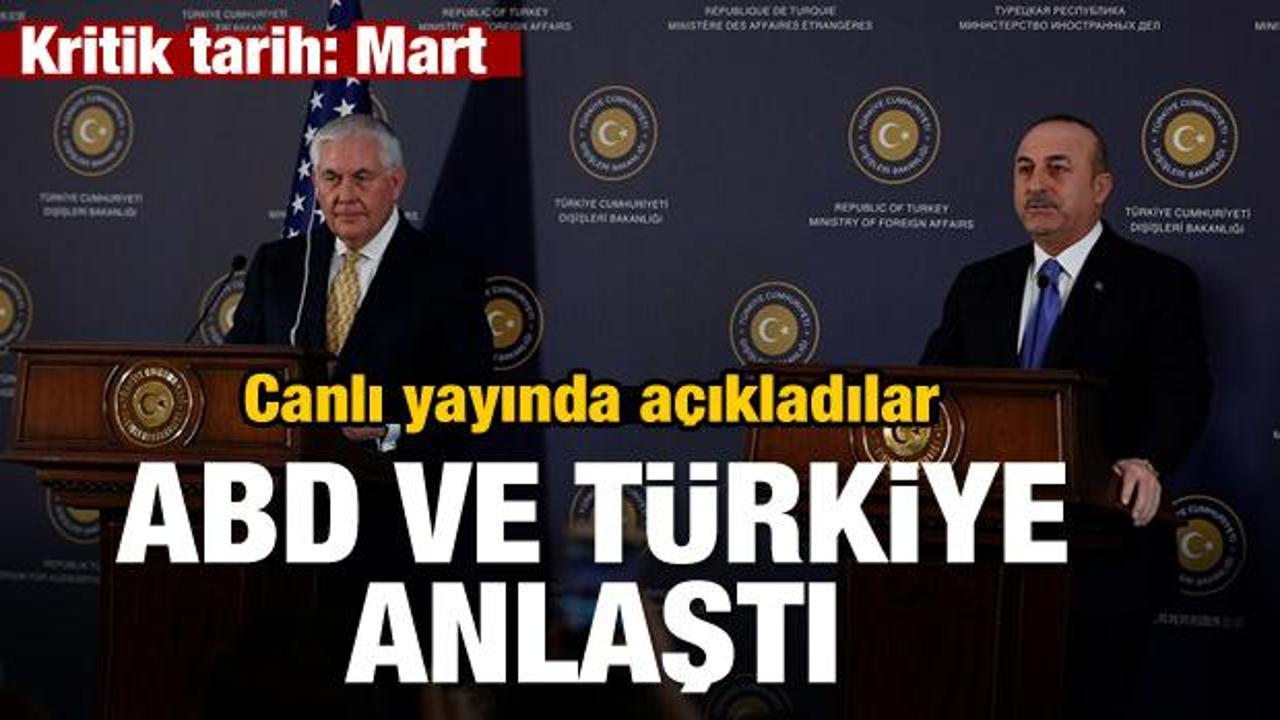 Türkiye ve ABD anlaştı! Ortak mekanizma kuruluyor