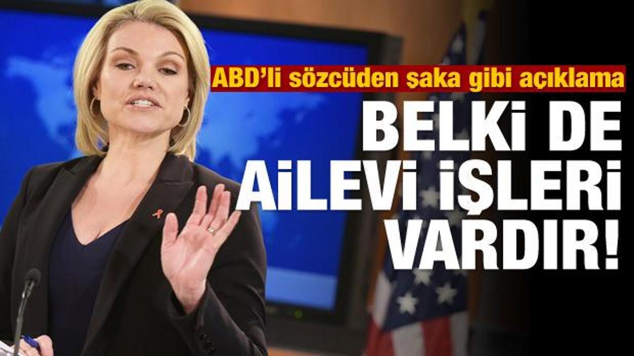 ABD'li sözcüden şaka gibi açıklama
