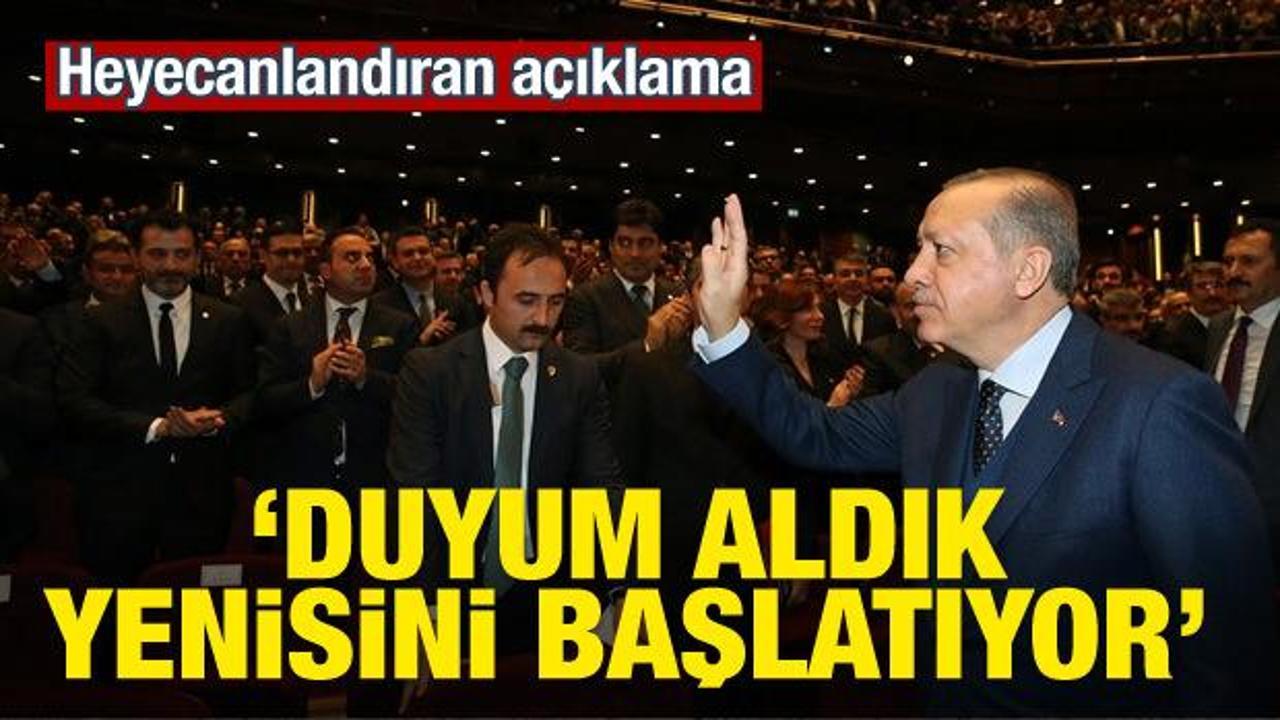 'Duyum aldık, Erdoğan yenisini başlatıyor'