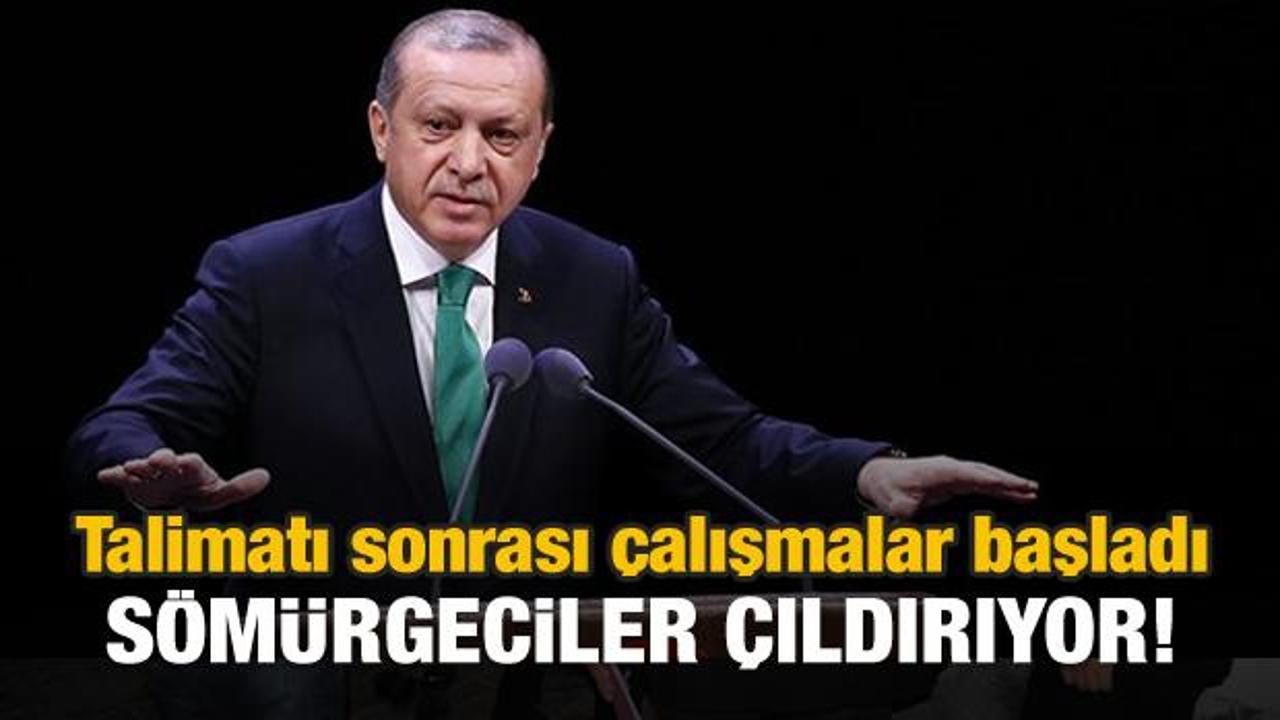 Erdoğan talimat vermişti! Sömürgeciler çıldırıyor