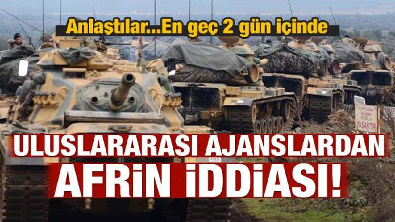 Şok Afrin iddiası: Anlaştılar...