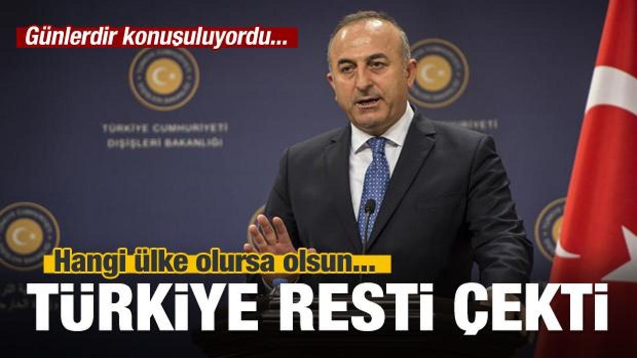T&uuml;rkiye resti &ccedil;ekti:  Hangi &uuml;lke olursa olsun...