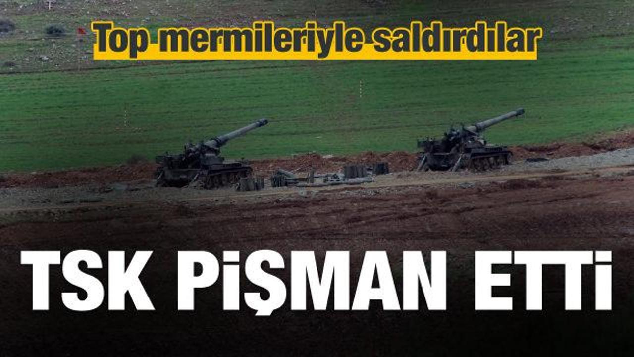 YPG/PKK'dan top mermili saldırı!